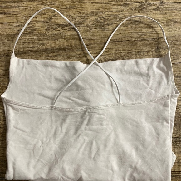 NWOT White Soft A&F Cowl Neck Bodysuit - Picture 6 of 6